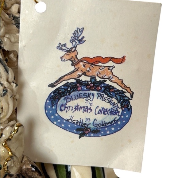 Santa Blue Sky Clayworks Christmas Light Up Figurine Red/White/Green NWT - Picture 9 of 10